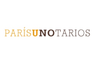 París Uno Notarios, logo