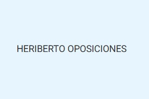 Oposiciones Heriberto, logo